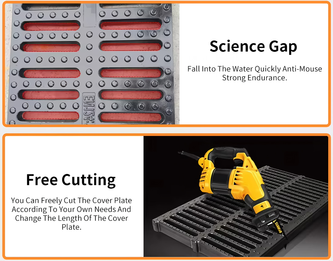 Afvoerroosters van composiethars Afvoerroosters van composiethars