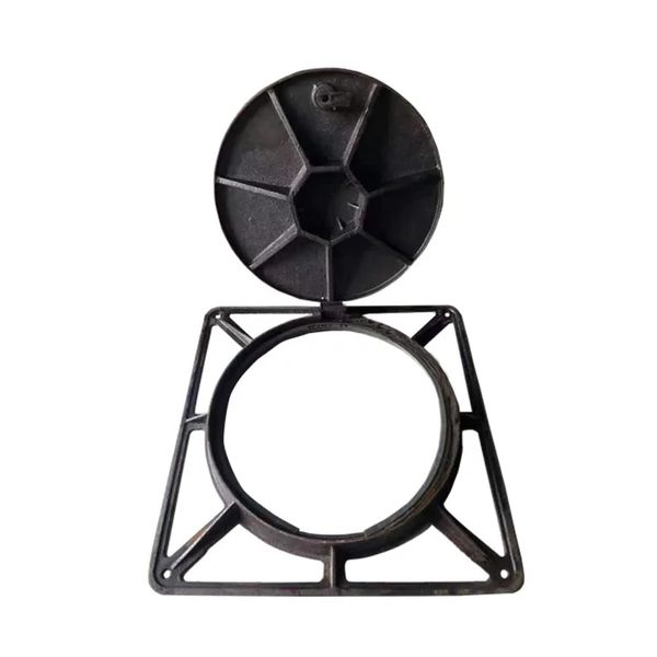 Afsluitbaar ductiel ijzeren mangatafdekking met frame