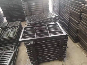 Hoge kwaliteit vierkante nodulair gietijzeren putdeksel en afvoerrooster