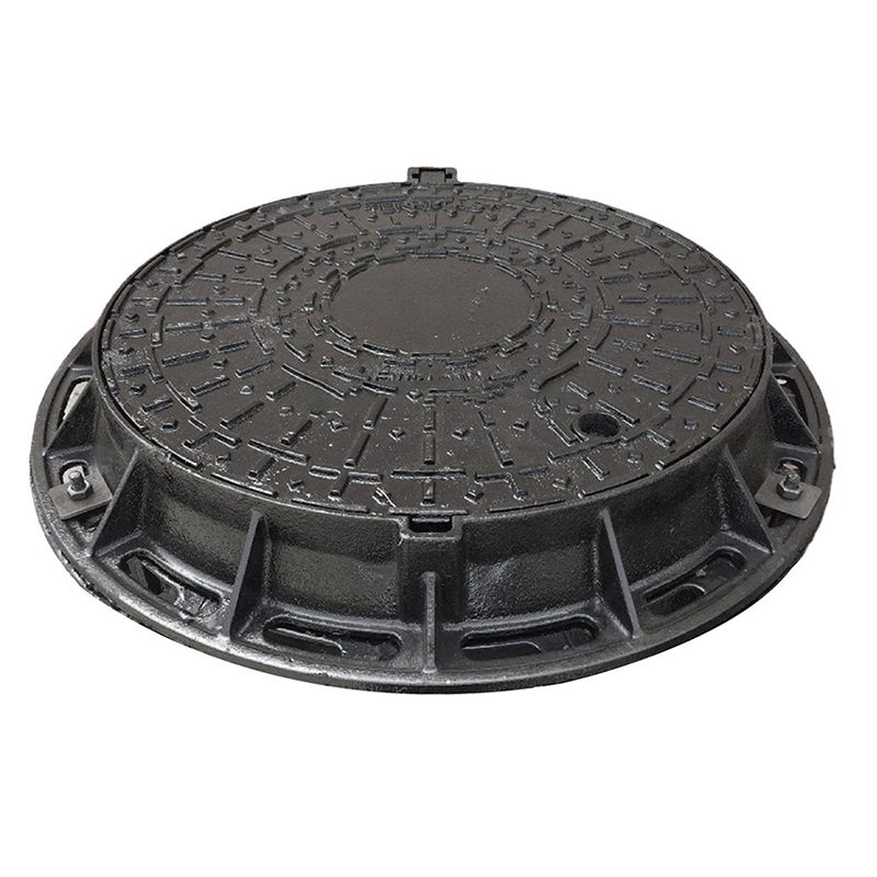 غطاء فتحة تفتيش من الحديد المطاوع المتين