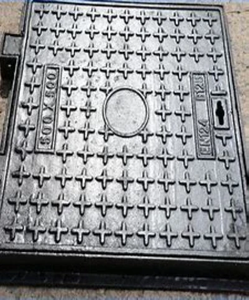 Professioneel heavy-duty nodulair gietijzeren putdeksel Premium Casting Services-product