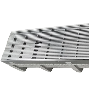 Trincheira de drenagem de chuva em aço inoxidável 304 canal de drenagem canal de drenagem de águas pluviais em aço inoxidável