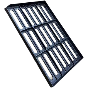 Metallgitter-Boden-Sicherheitsabflusskanal-Grillgitter, duktiles Gusseisen, Entwässerungslast-Gully-Gitter für die Straße