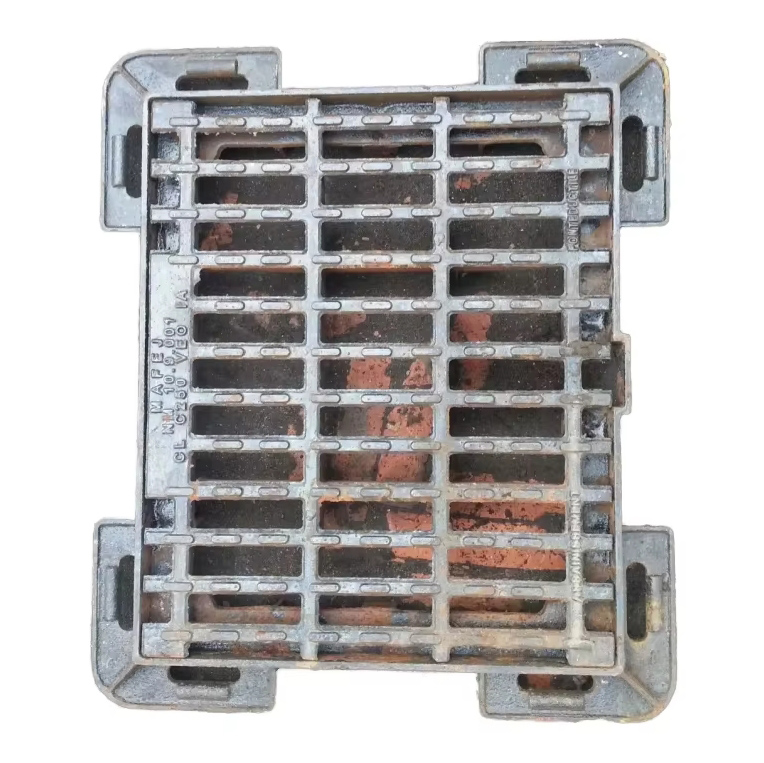 Gietijzeren afvoerrooster