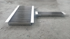 Trincheira de drenagem de chuva em aço inoxidável 304 canal de drenagem canal de drenagem de águas pluviais em aço inoxidável