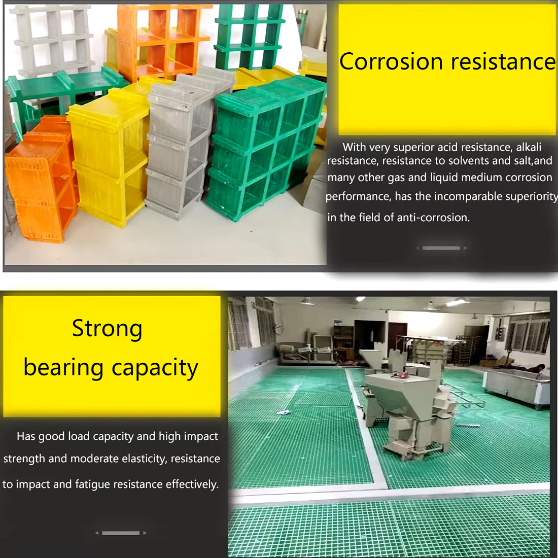 Afvoerroosters van glasvezel Afvoerroosters van glasvezel