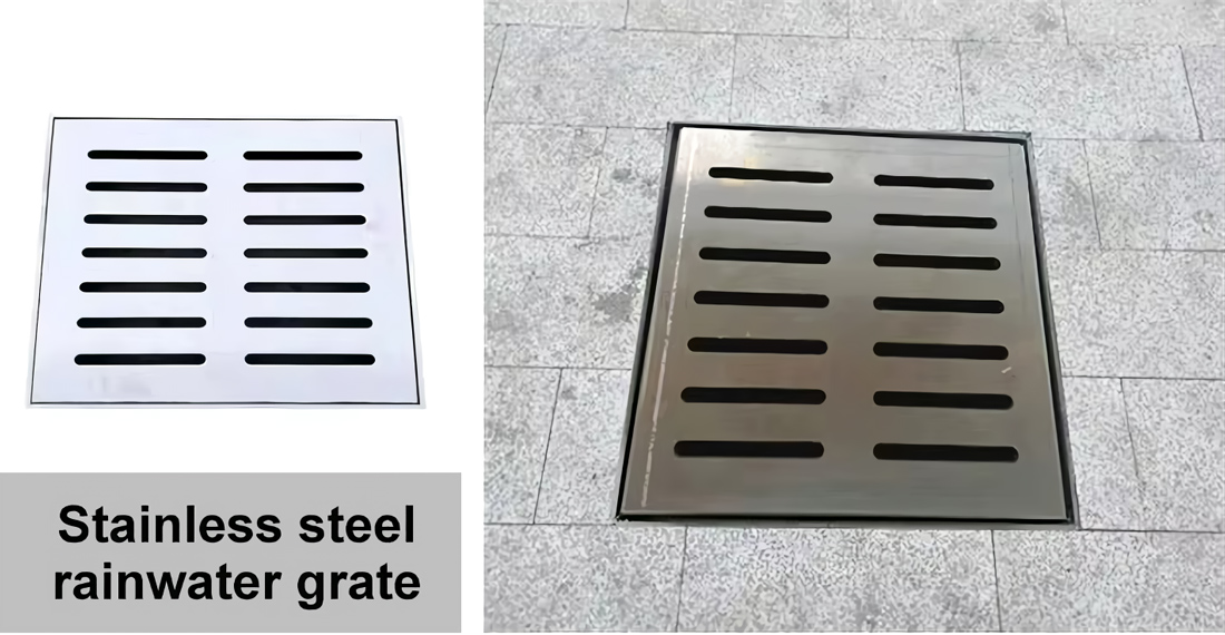 Afvoerrooster van roestvrij staal Afvoerrooster van roestvrij staal