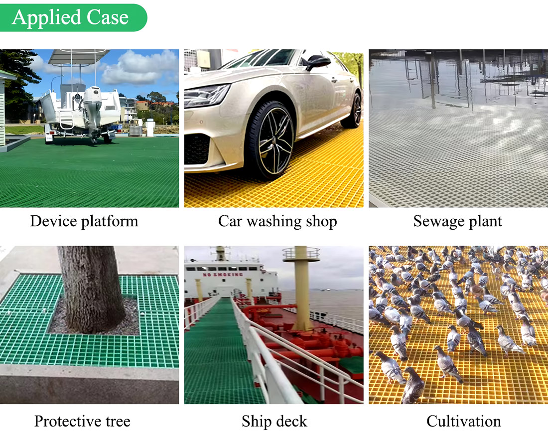 Afvoerroosters van glasvezel Afvoerroosters van glasvezel