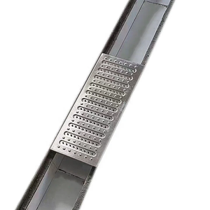 Regenentwässerungsgrabenrinne aus Edelstahl 304, Entwässerungsrinne, Regenwasserentwässerungsrinne aus Edelstahl