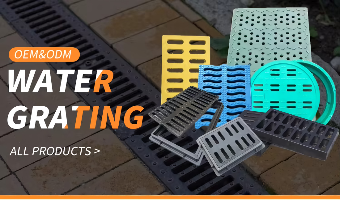 Afvoerroosters van composiethars Afvoerroosters van composiethars