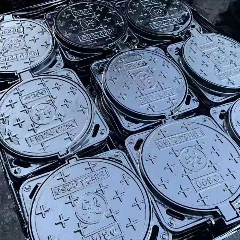 غطاء فتحة تفتيش من الحديد المطاوع المتين