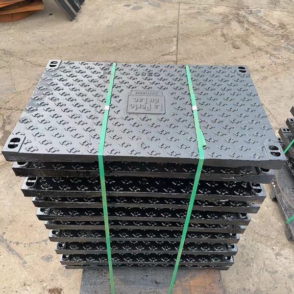 Vierkant gietijzeren putdeksel