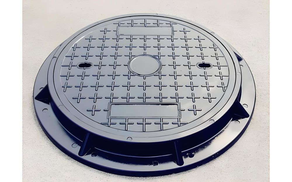 Ronde gietijzeren putdeksel