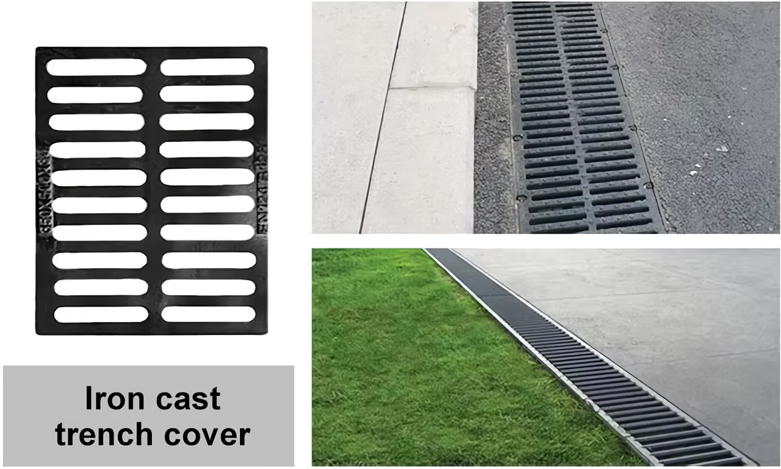 Gietijzeren afvoerrooster Gietijzeren afvoerrooster