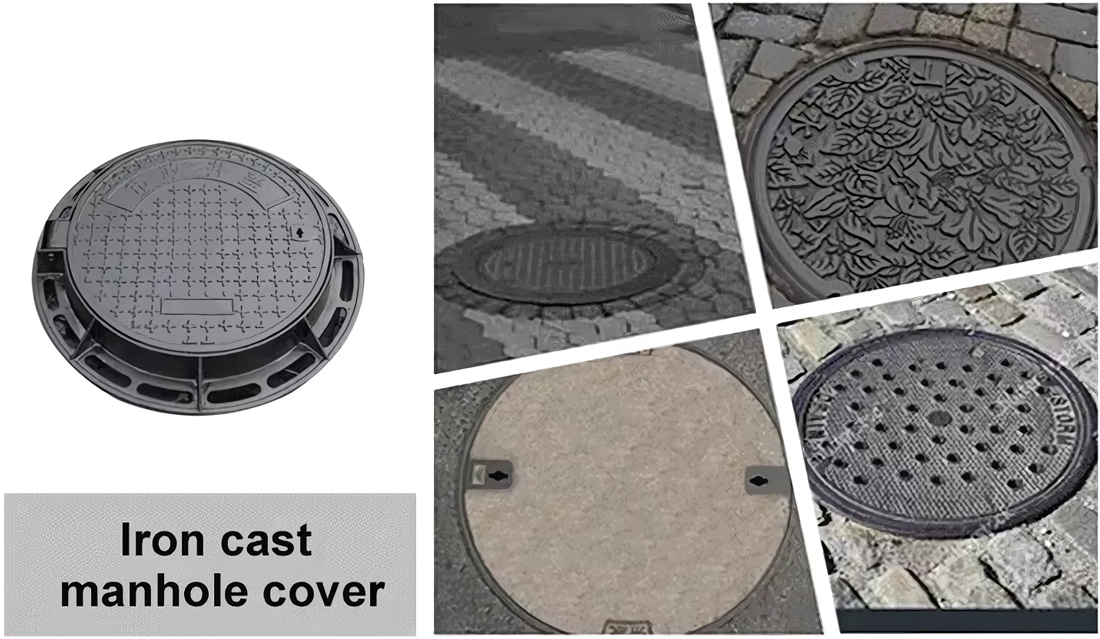 Gietijzeren putdeksels Gietijzeren putdeksels