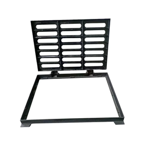 Metallgitter-Boden-Sicherheitsabflusskanal-Grillgitter, duktiles Gusseisen, Entwässerungslast-Gully-Gitter für die Straße