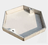 Roestvrijstalen mangatdeksel