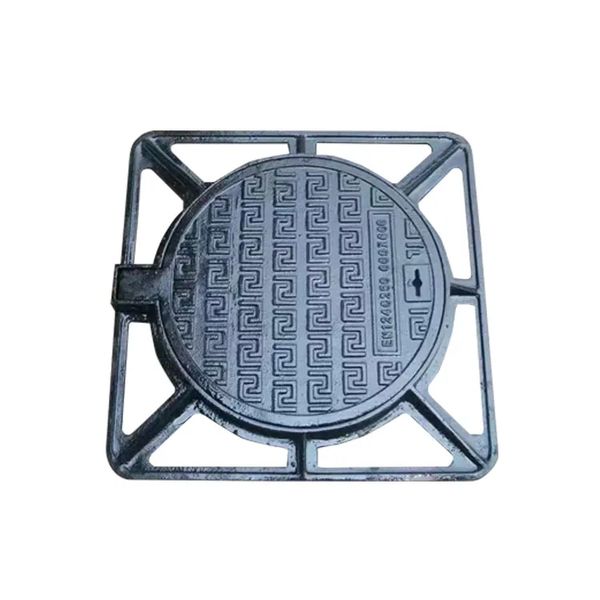 Afsluitbaar ductiel ijzeren mangatafdekking met frame