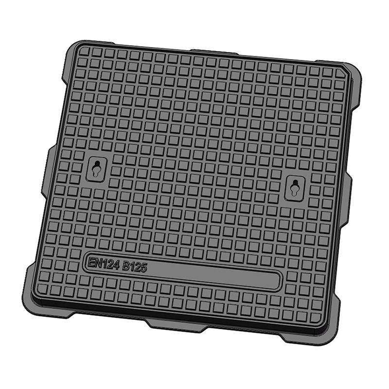 غطاء فتحة تفتيش من الحديد المطاوع المتين