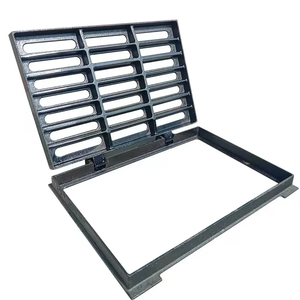 Metallgitter-Boden-Sicherheitsabflusskanal-Grillgitter, duktiles Gusseisen, Entwässerungslast-Gully-Gitter für die Straße