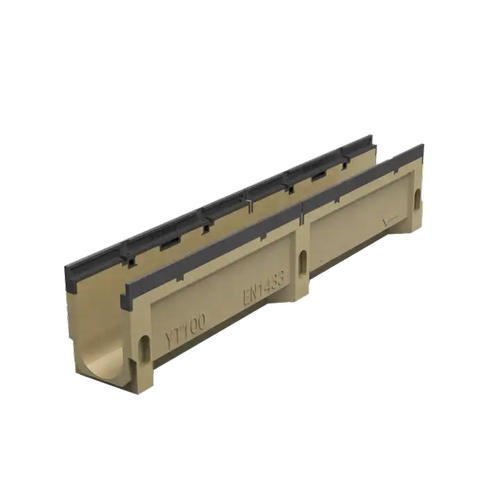 Zwaar uitgevoerd afvoerkanaal