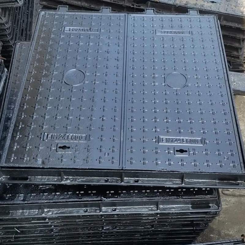 غطاء فتحة تفتيش من الحديد المطاوع المتين