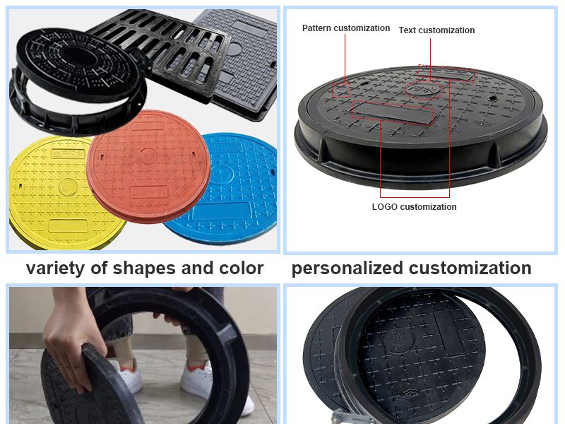 600 mm rioolafvoer tankstation fiberglas mangatafdekking